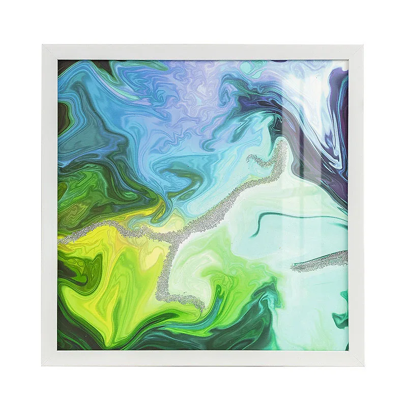 Chinese Factory Framed Picture Frames For Home Decor Background Wall Bedroom Abstract Painting Flat Frame Art