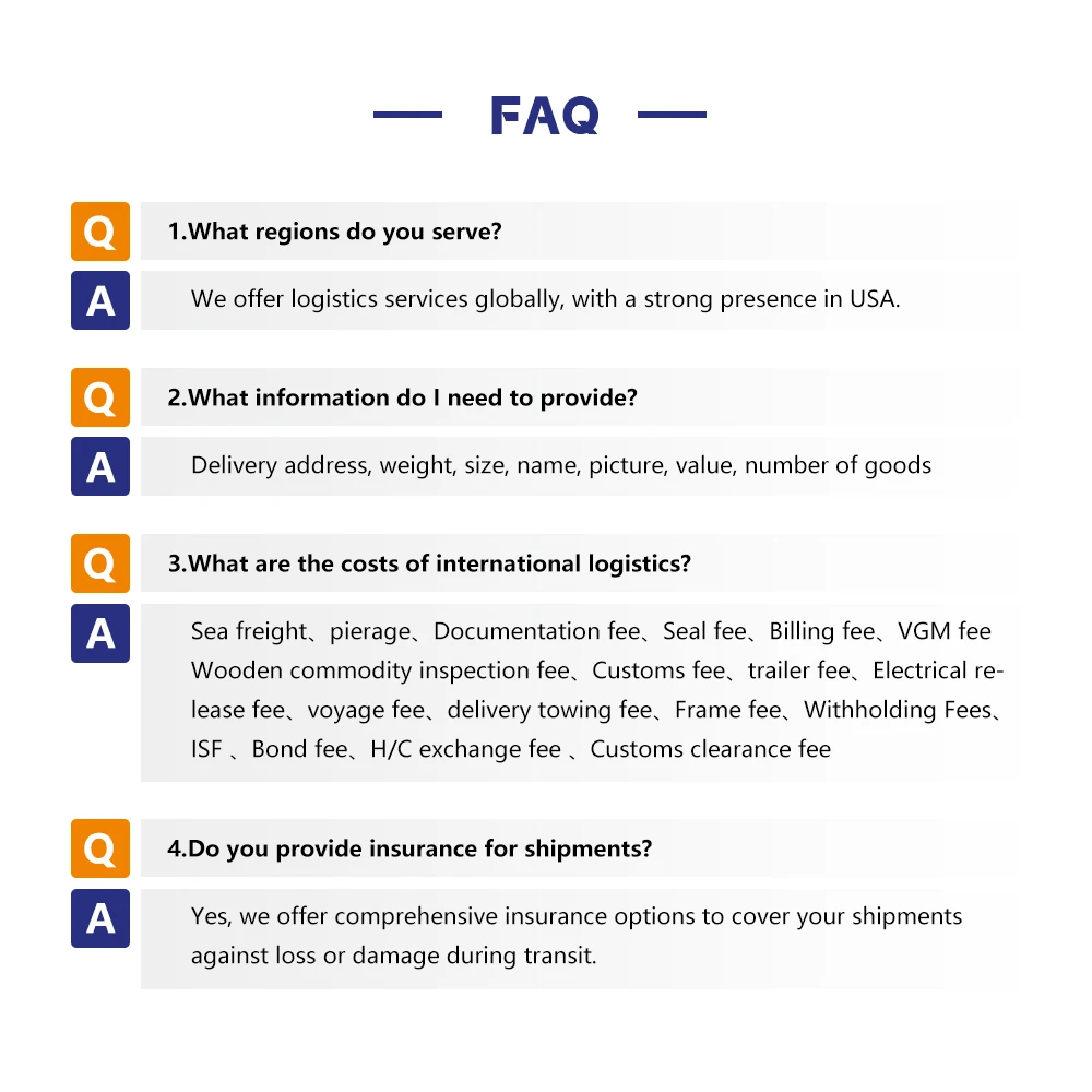 20ft 40ft Fcl container china shipping freight with dropship service door to door deliver fast sea shipping to usa ddp