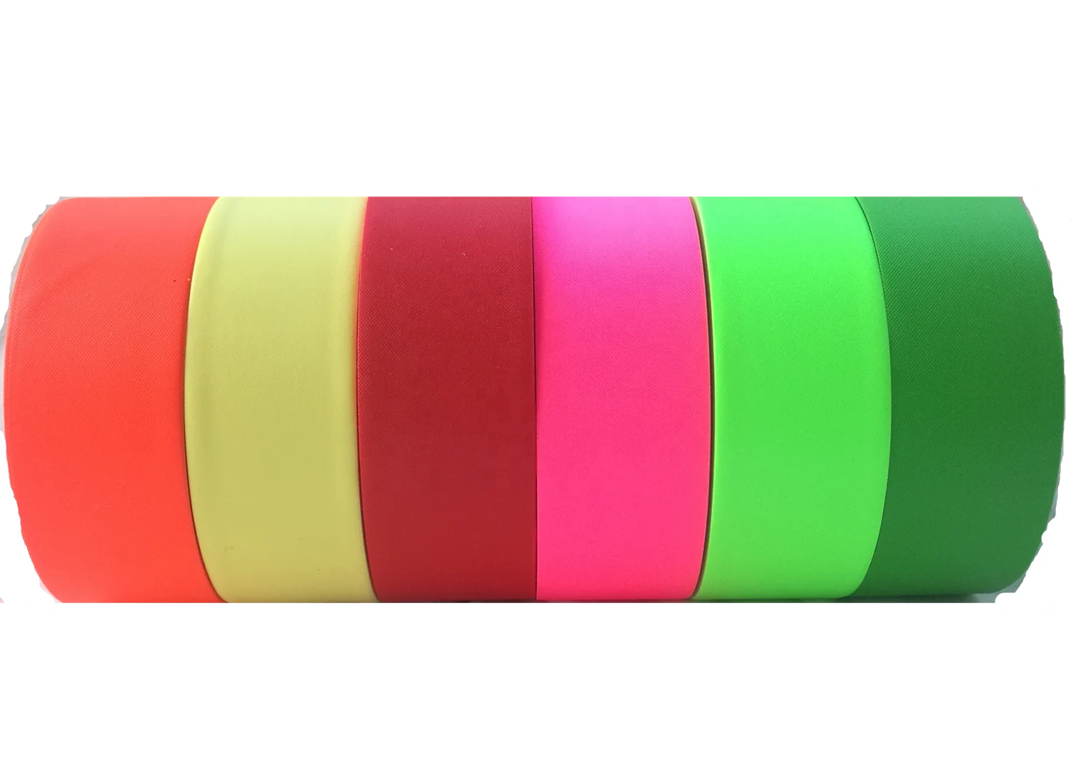 ПВХ неклейкая маркировочная лента 25 мм x 75 м-Фтор зеленая