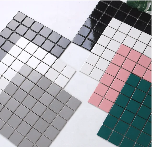 Wholesale Porcelain Mosaic Tile Ceramic Mosaic Swimming Pool Tiles 306x306 Glazed Wall Tile