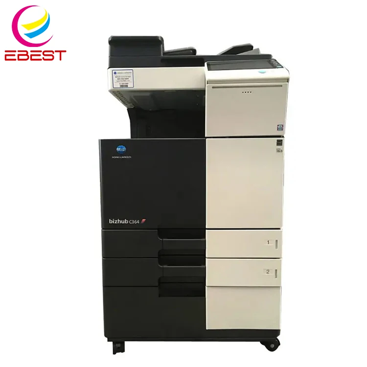 Копир б/у Konica Minolta Bizhub для C224 C284 C364 364e печатные машины Подержанный копировальный аппарат принтер