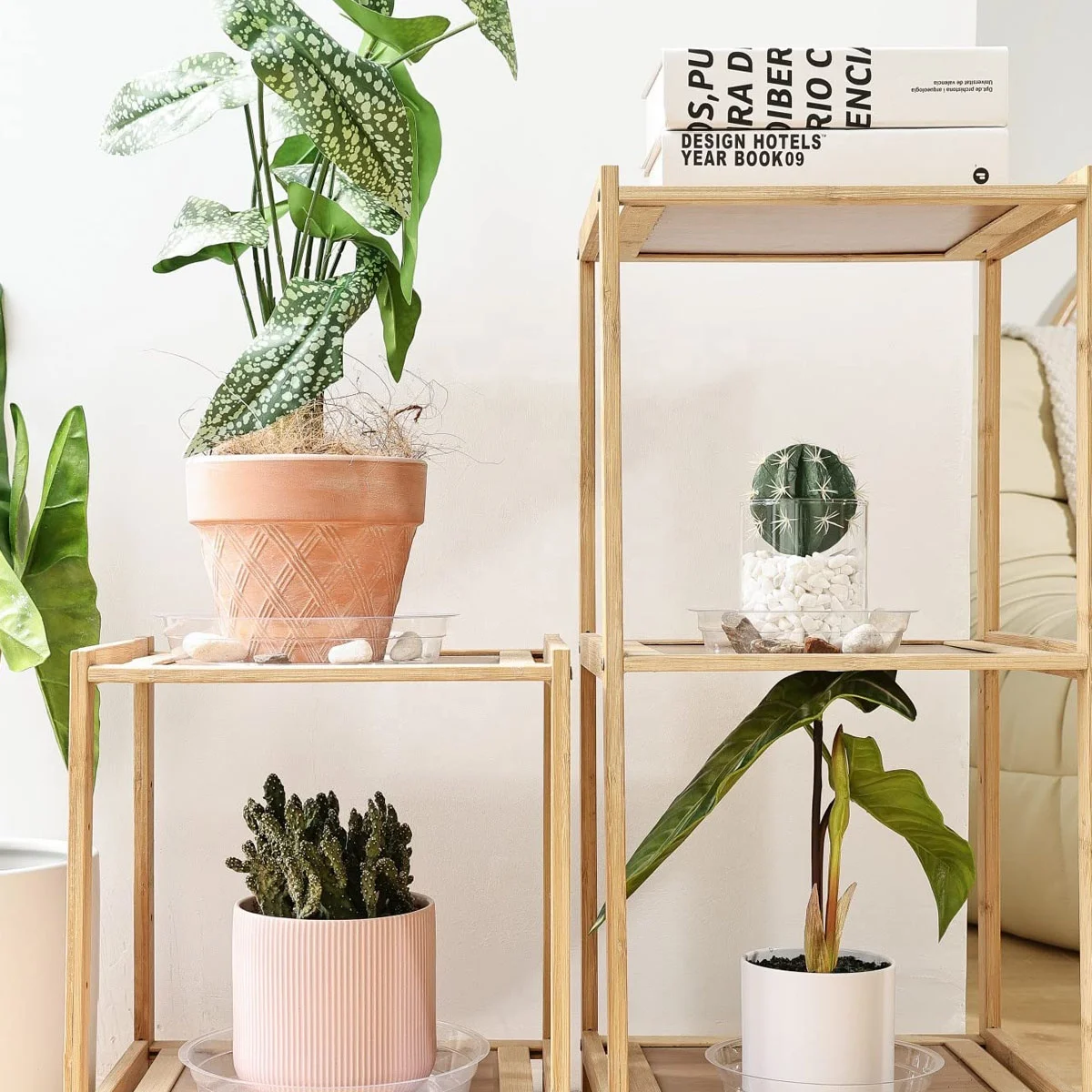 Plant Saucer Drip Tray 6 810 12 inch Clear Heavy Sturdy Plastic Planter Flower Pot Saucers for Indoor Outdoor Garden