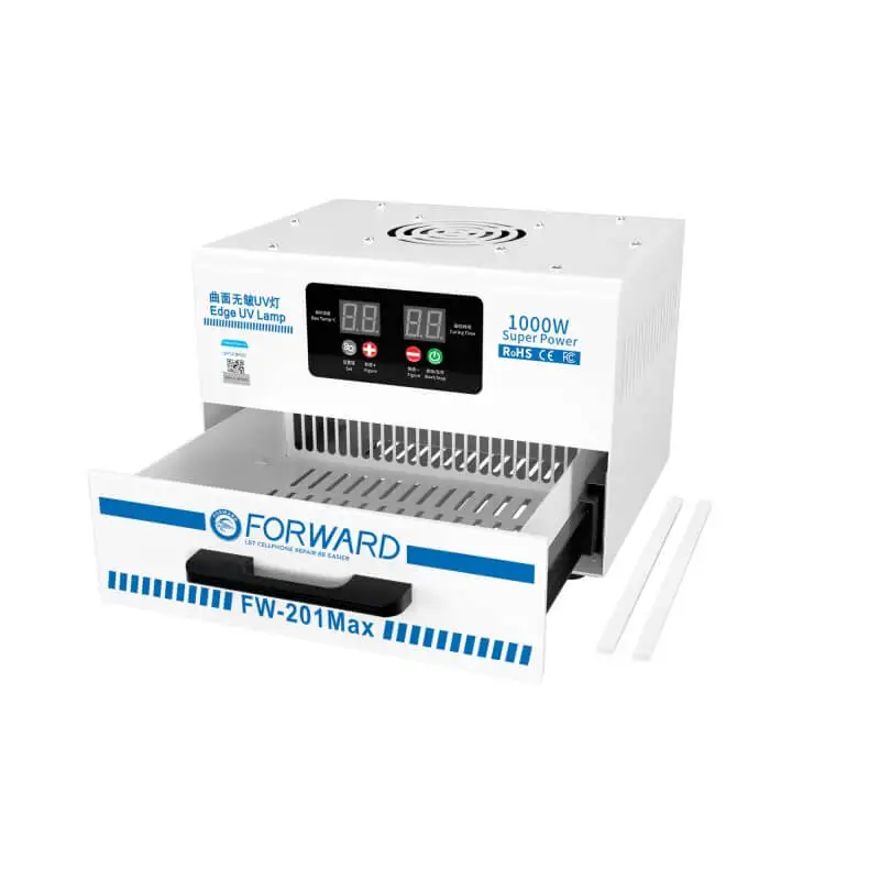 FORWARD Edge UV Lamp FW-201Max 1000W Power UV Curing Lamps Curing Screen OCA for Edge Screen For iphone Samsung Screen Refurbish