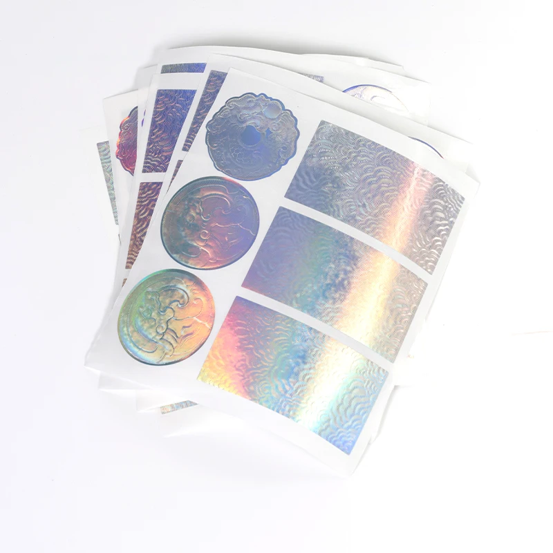 Customized Die Cut Emblem Badge Motorcycles Car Sticker Custom Perfume Boxes Laser Engraving Packaging Label Sheet