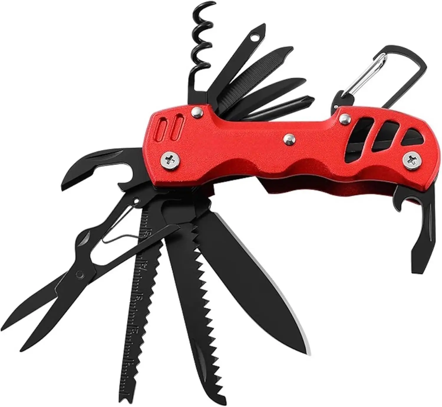 Peaktop   15 in 1 Pocket Tool Multitool ,Multifunctional Pocket Knife