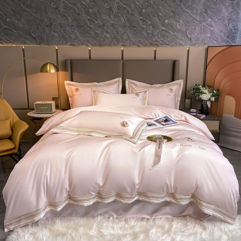 New design 100 cotton bedding set  article luxury bed sheet bedding set