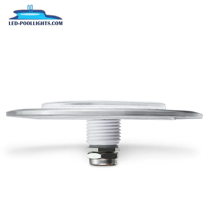 Easy installation Ip68 waterproof 12V Remote Control Flat Slim Resin Filled Pool Lamp Underwater Led Rgbw Swimming Pool Lights