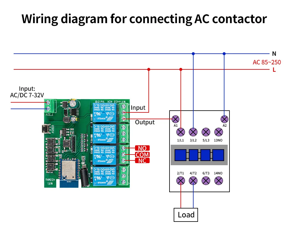 Tuya Smart Wifi DIY relay Switch Module  4CH 5V 12V 24V 32V AC 220V Inching Self-Locking RF Receive 10A Relay For Alexa