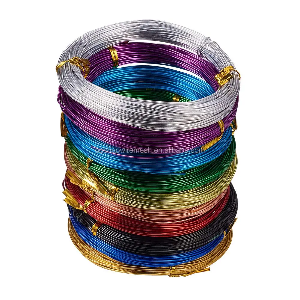 Hot Selling Wholesale  High Quality Color Anodized Aluminum Wire For Bonsai Tree Training