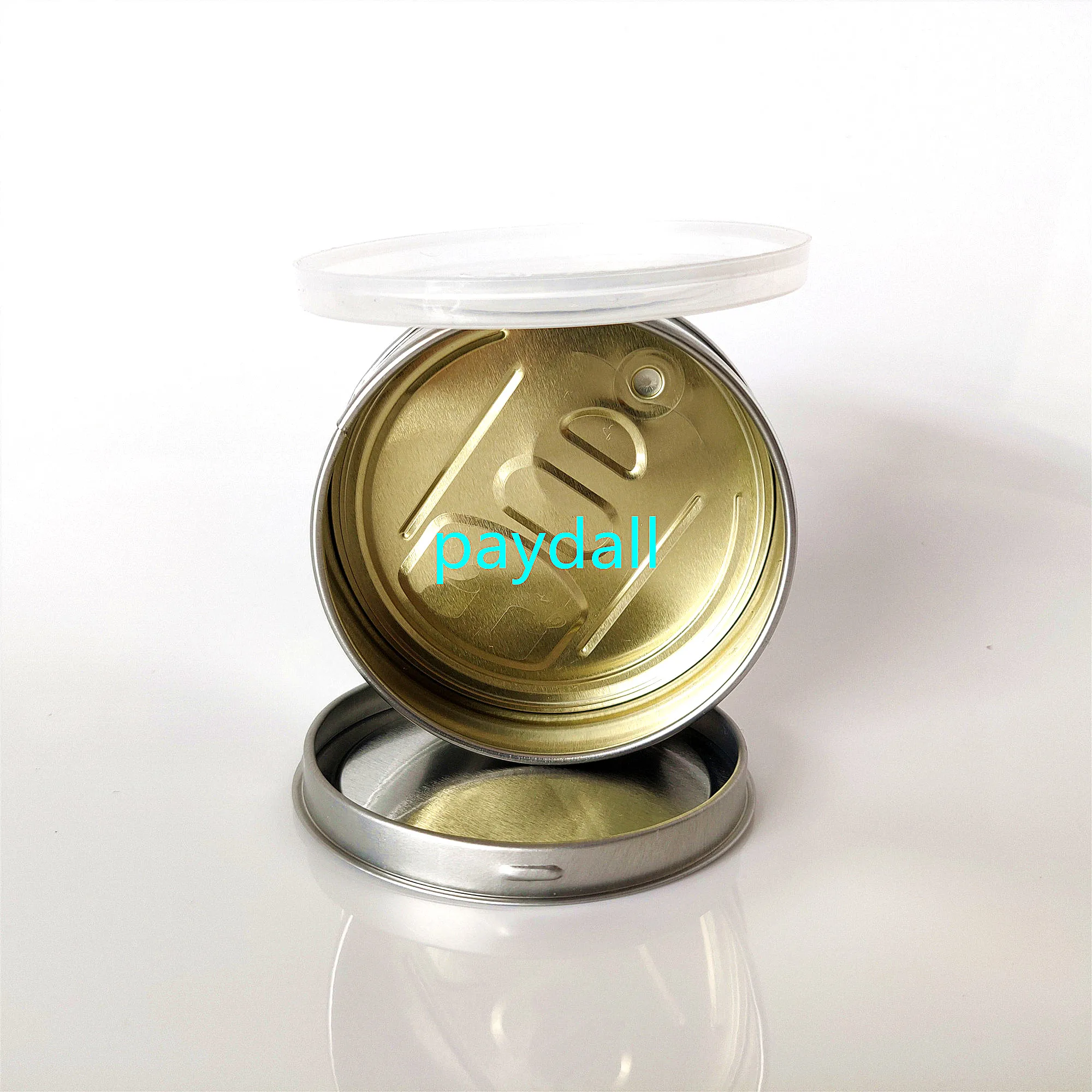 
smart bud 100ml pressitin tin tuna cans with black lids cali metal tins cans 