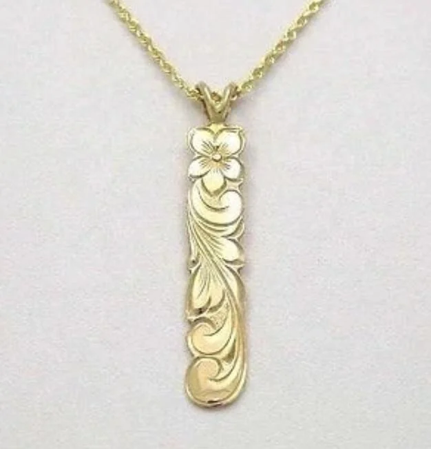 Изготовленная на заказ Самоа резная ручная гравировка королевская черепаха кулон с покрытием из розового золота гавайское ожерелье Серебряный Кулон