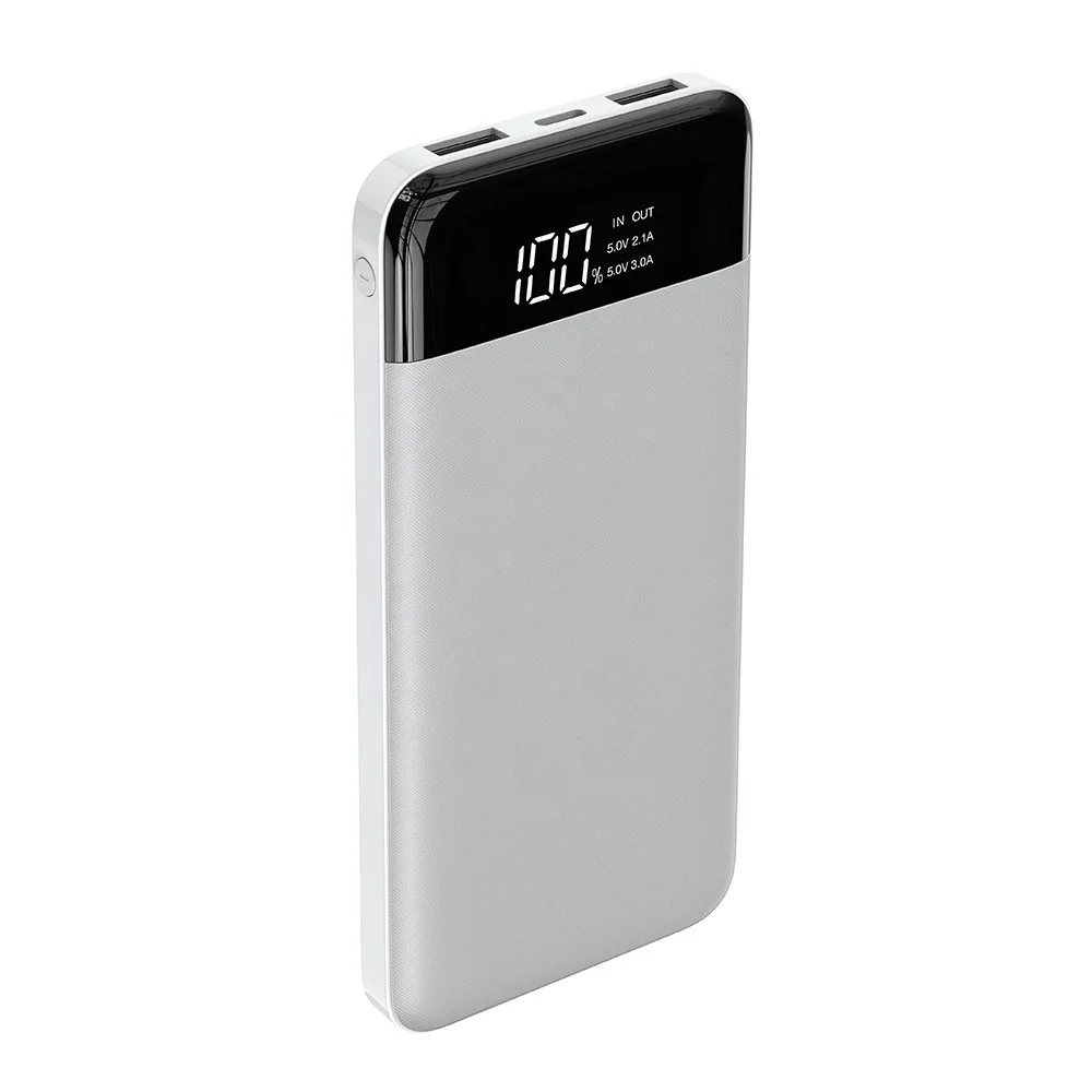 New Product Oem Gift Li-Polymer Powerbank 2021 Power Bank 10000mah With Cable