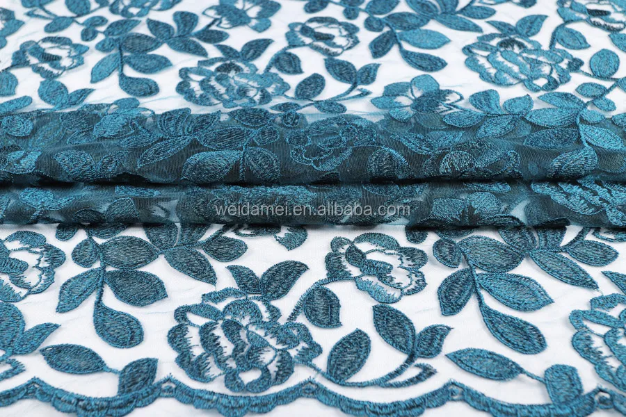 
Factory Outlet Lace Dress Fabric 3d floral embroidery lace fabric garment accessories clothing 