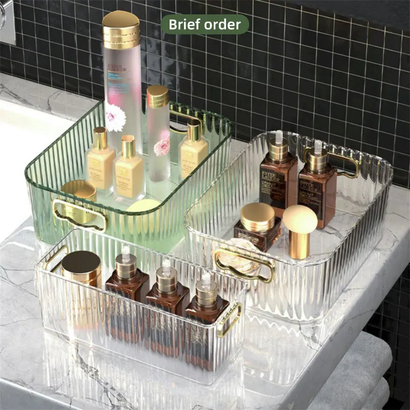 Choice Fun Home Portable Book Box Plastic Acrylic makeup organizer Storage Containers For Sale