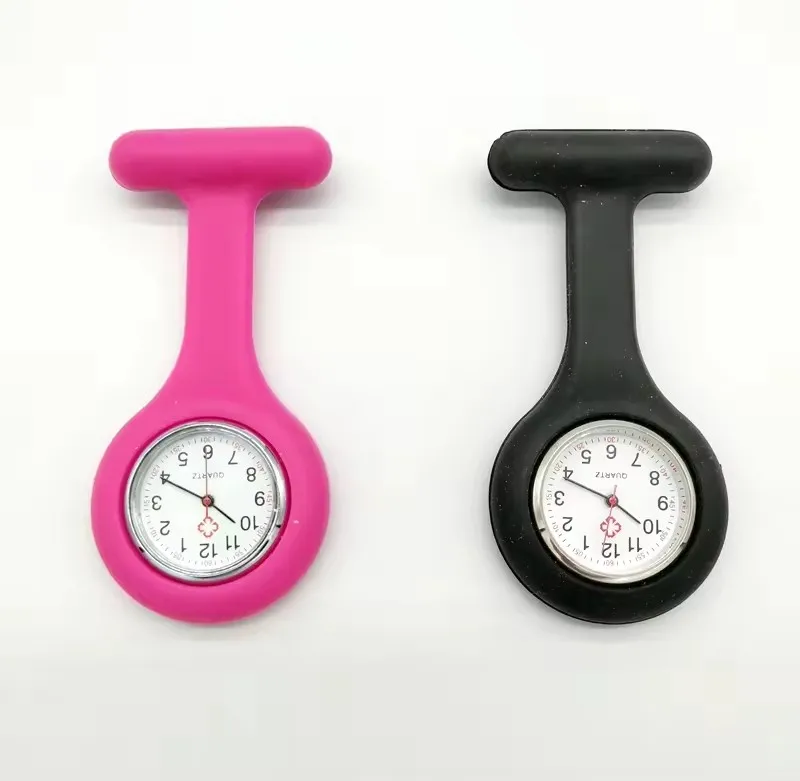 MKR MEDICAL Silicone Nurse Medical Watch Pocket Watches Doctor Colorful Tunic Nurse Watch
