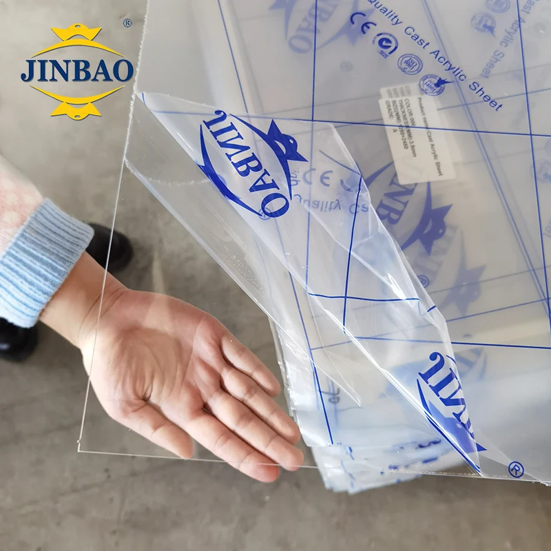 Фабрика JINBAO акриловые прозрачные цветные черные листы для лазерной резки