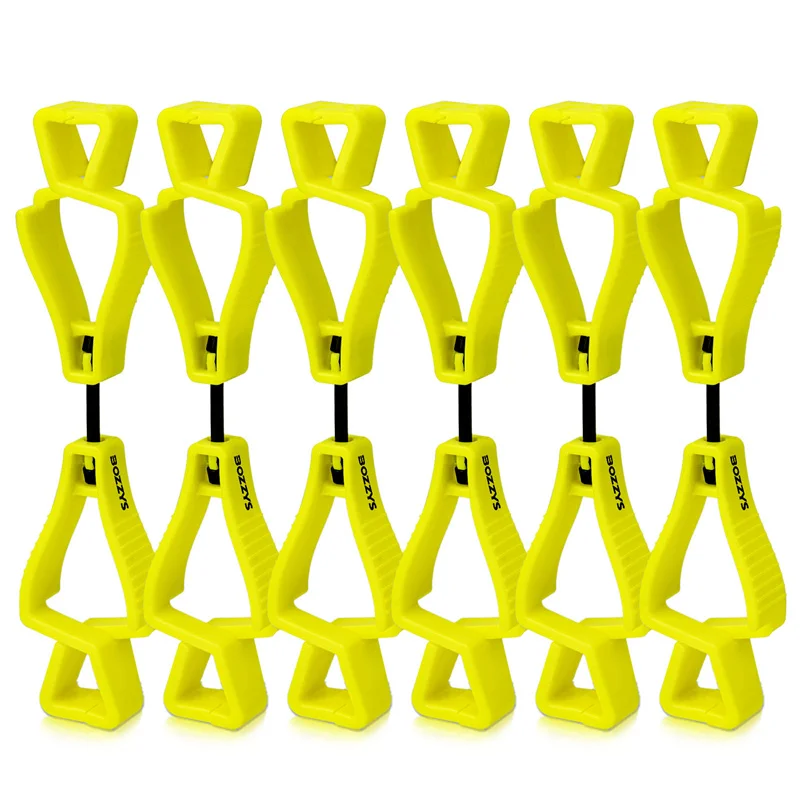 BOZZYS protective Glove Clips for Work Glove Holders high vis hanger Grabber for easy use and long-lasting hold