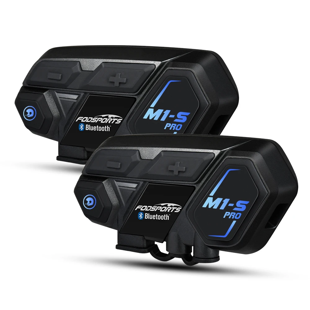  2 шт. Fodsports M1-S Pro км дуплексный режим чистый голос мотоцикл шлем гарнитура Bluetooth