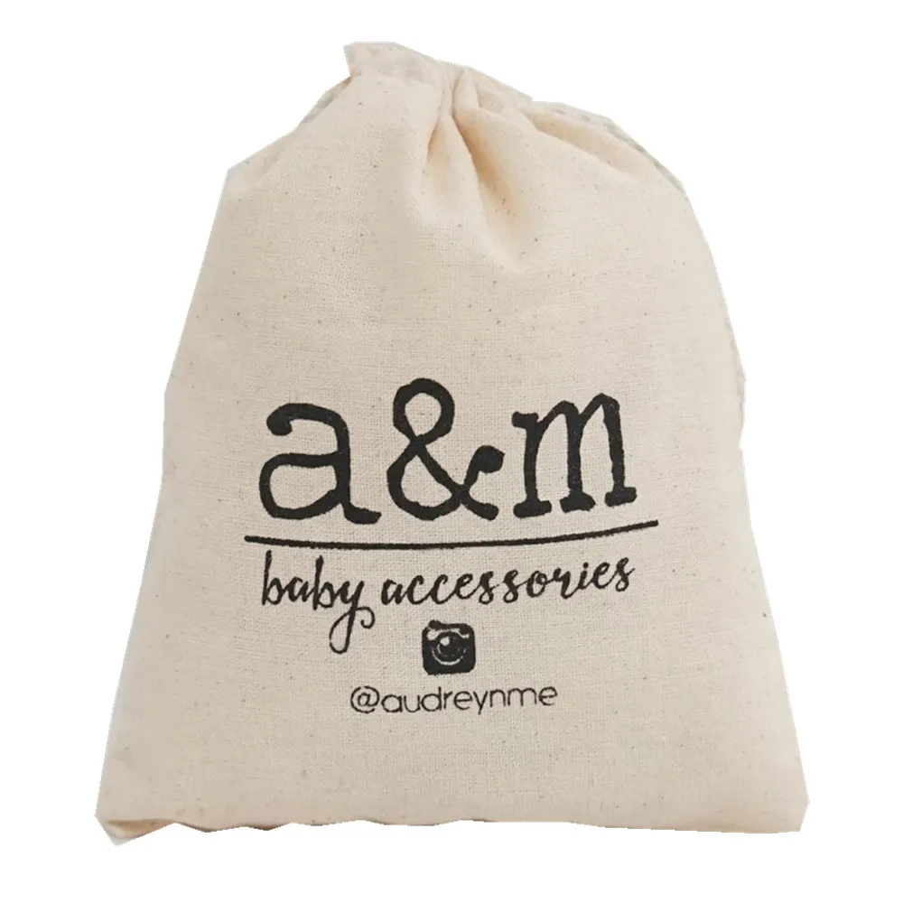 Factory low price cotton/canvas drawstring bags with logo and different size