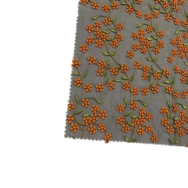 2021 новый образец, Лидер продаж, сетчатая ткань с вышивкой, многоцветная текстурная ткань для платья