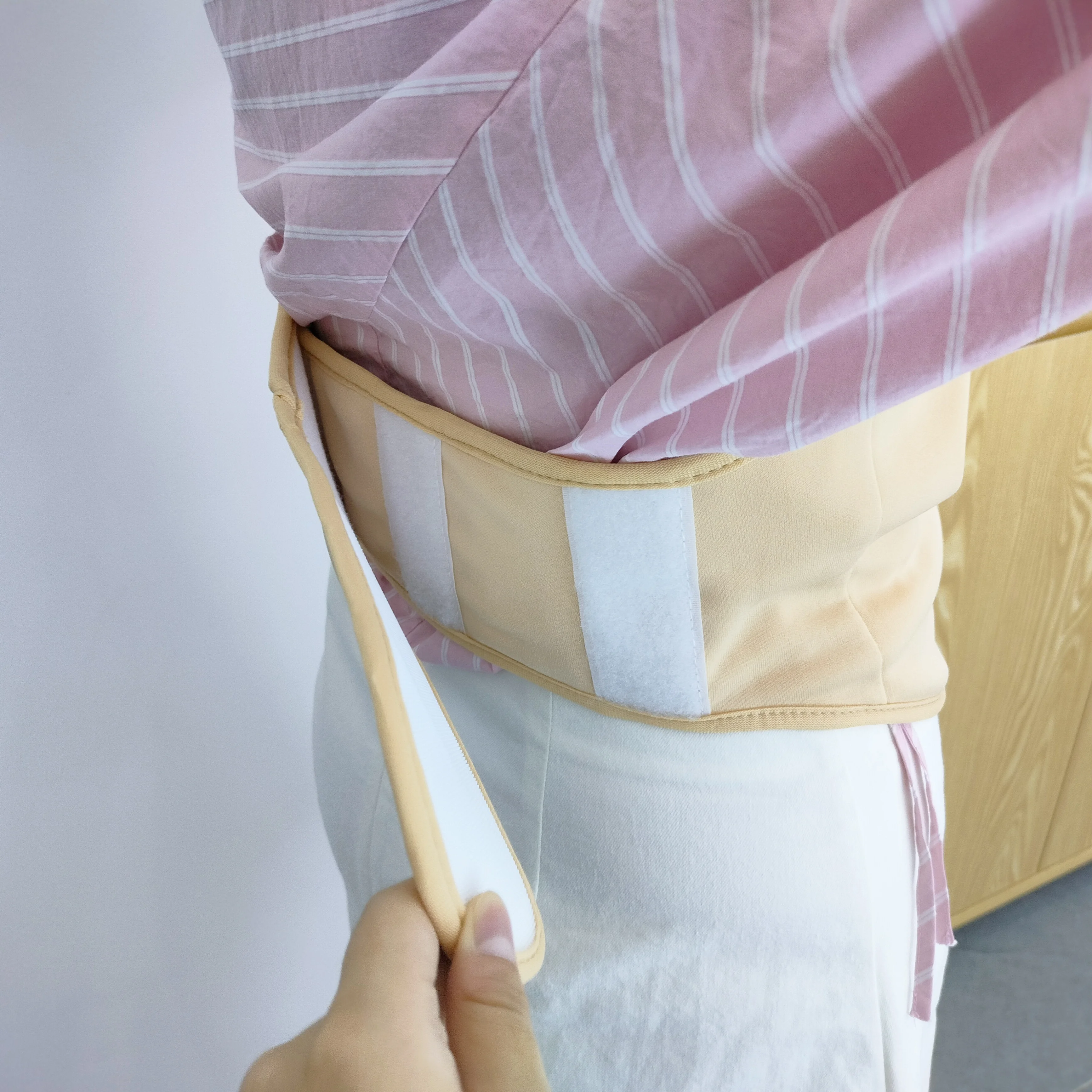 New Design Cotton Kits For for Liver Detoxification  Reusable Adjustable Organic Caster Castor Oil Pack Wrap