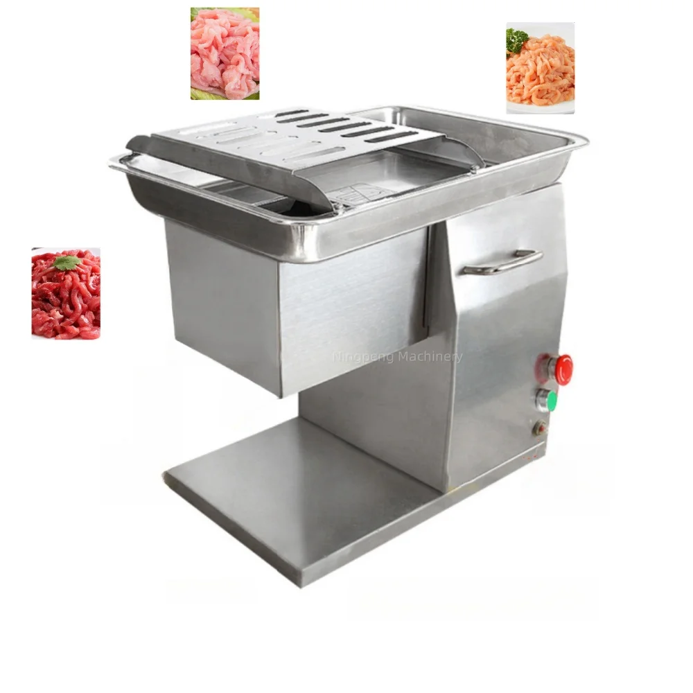 Meat Strip Cutting Machine/meat Slicer Cutter/meat Slicer and Grinder Meat Processing Machinery Fresh Meat Slicer