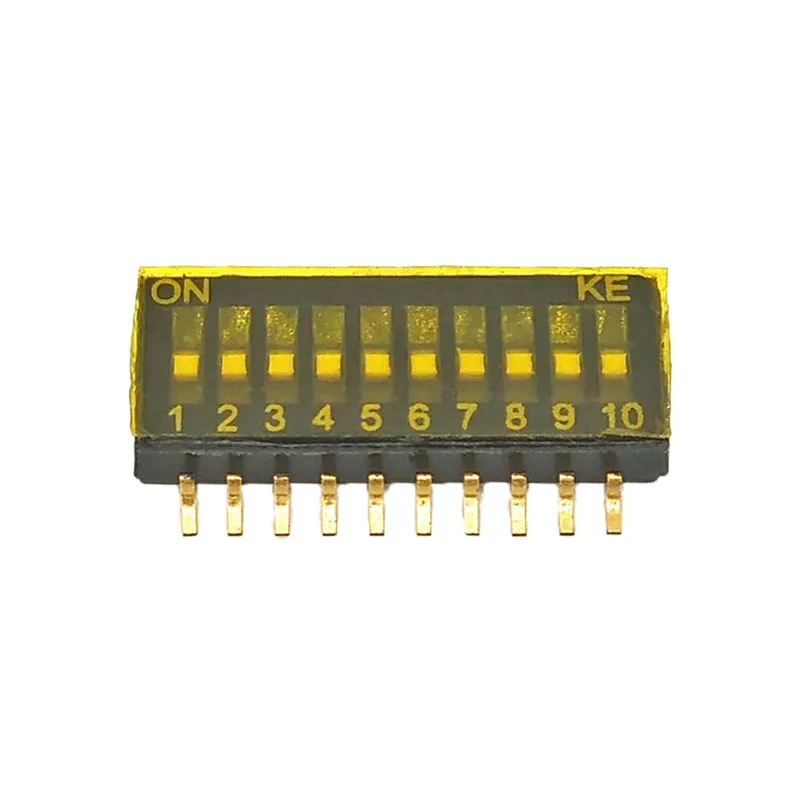  DIP 10 PIN J Lead SMD Dip Switch 1 27 мм шаг в