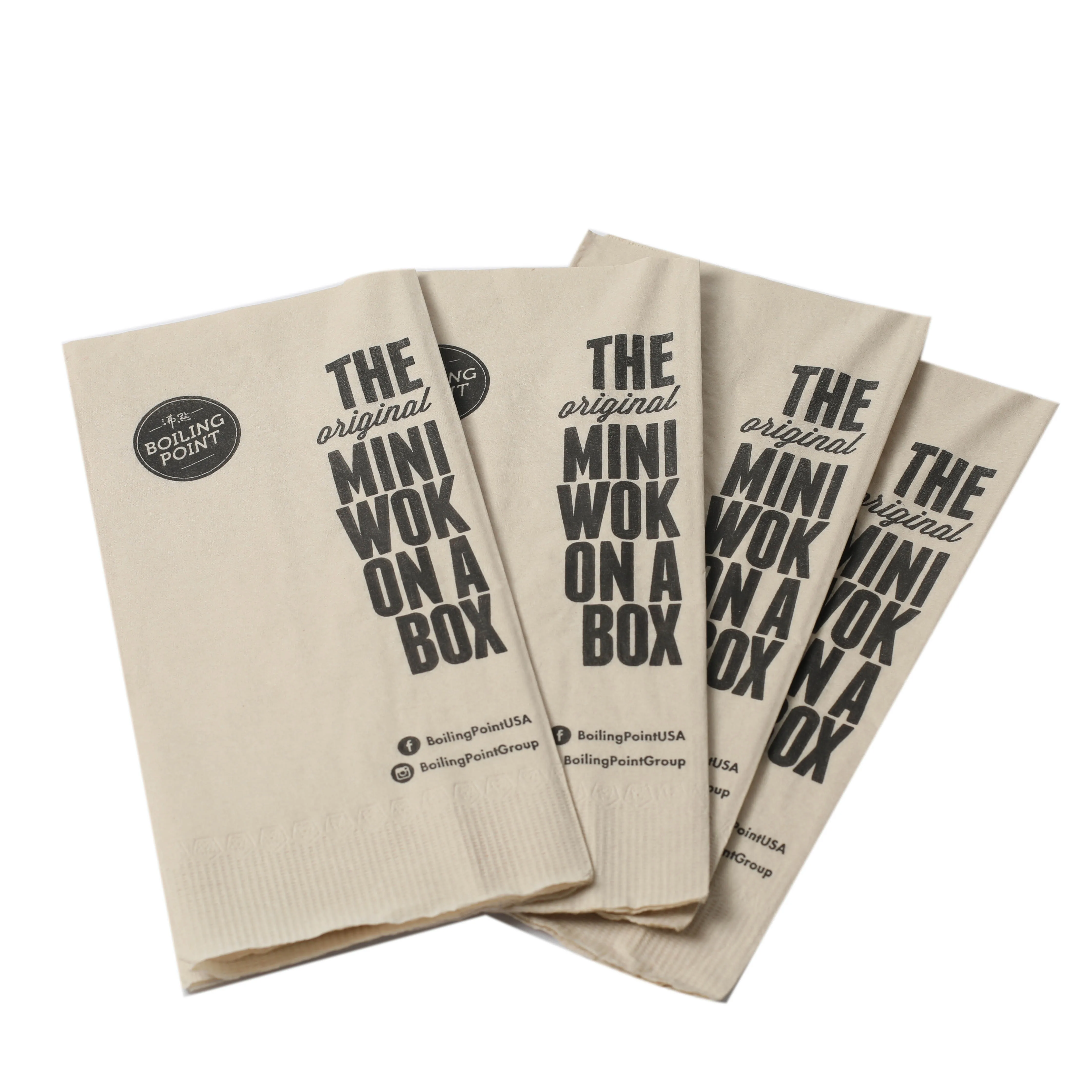 Luxuries Napkins Palm Tree Paper Napkin Manufacturer Logo Printed Serviettes Tissue Golden Personalized Table