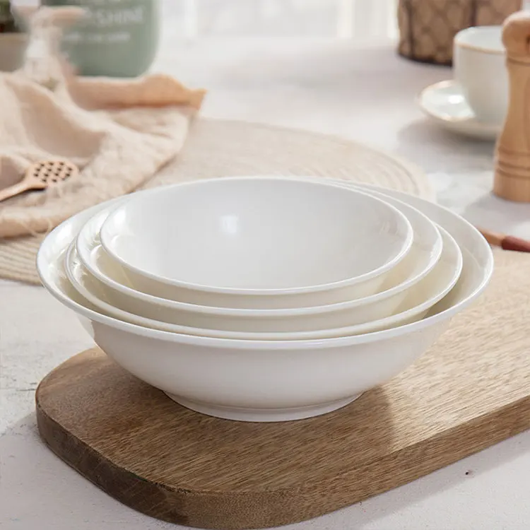 Заводская индивидуальная Корейская красивая керамическая суповая/рисовая/салатная/круглая миска для лапши