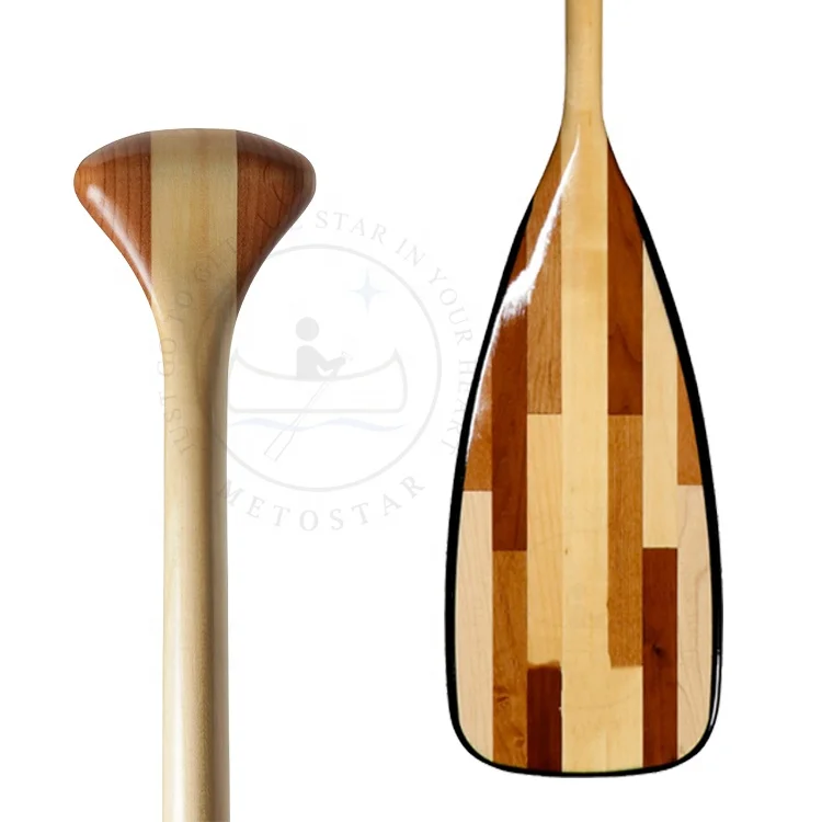 Wooden WaterCrafts Wholesale cedar Canoe With Ribs Matte Fishing Kayak/Boat/Canoe paddle