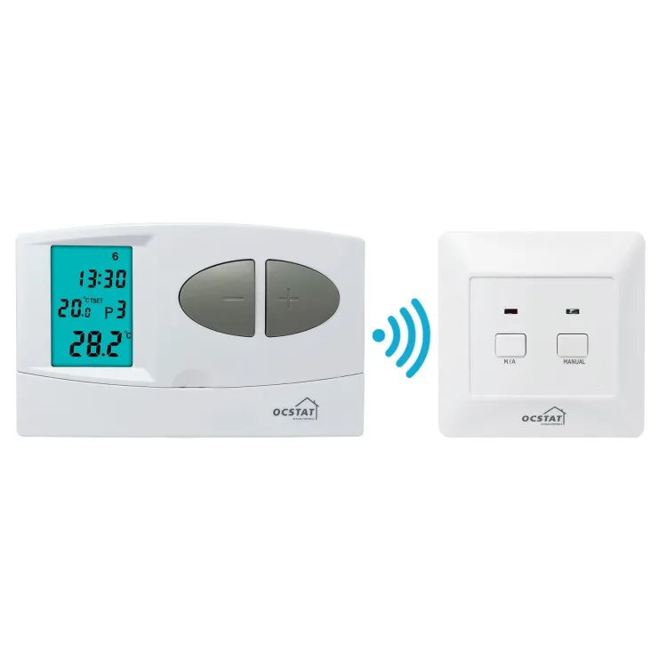 230V ABS 868Mhz Digital Programmable Wireless Housing Electronic RF Home Battery Thermostat For Boilers