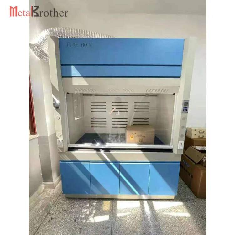 High Quality All Steel Chemical Cupboard Popular Fume Hood Laboratory Furniture Exhaust Fume Hood Chemical Laboratory