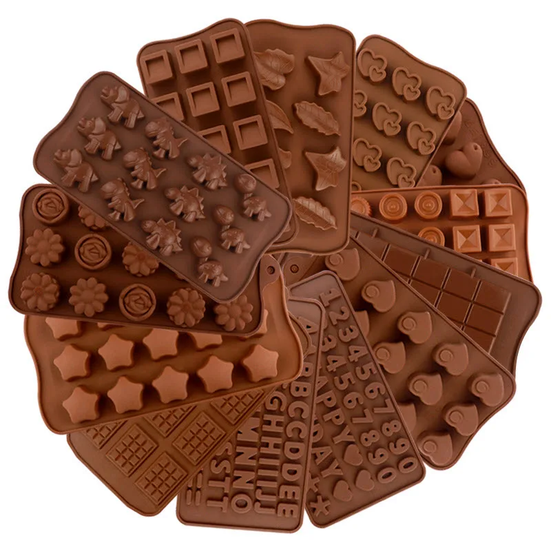 Силиконовая форма для шоколада «сделай сам» антипригарные формы торта желе и конфет 3D бара