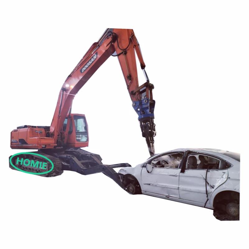 2024 Powerful Car Scrapping Shears, High-Quality Car Demolition Shear for 14ton Excavator