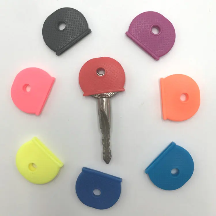 Wholesale PVC plastic key chain cap tag cover for key