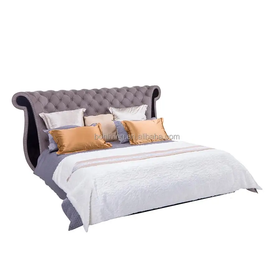 American Design Leather Bed with LED