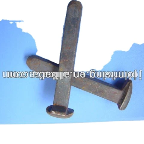 Factory direct sale of high quality square and round dogspikes hot-dip galvanised