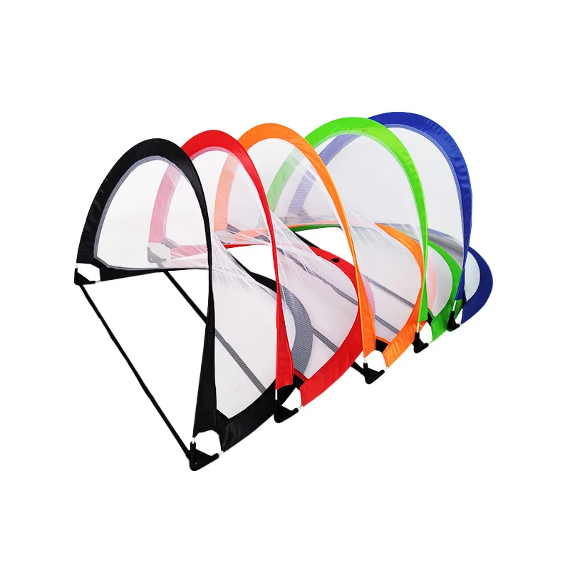 Wholesale Practice Breathable Lightweight Suitable Mini Portable Foldable Football Goal Portable Pop Up Soccer Goal Net Set