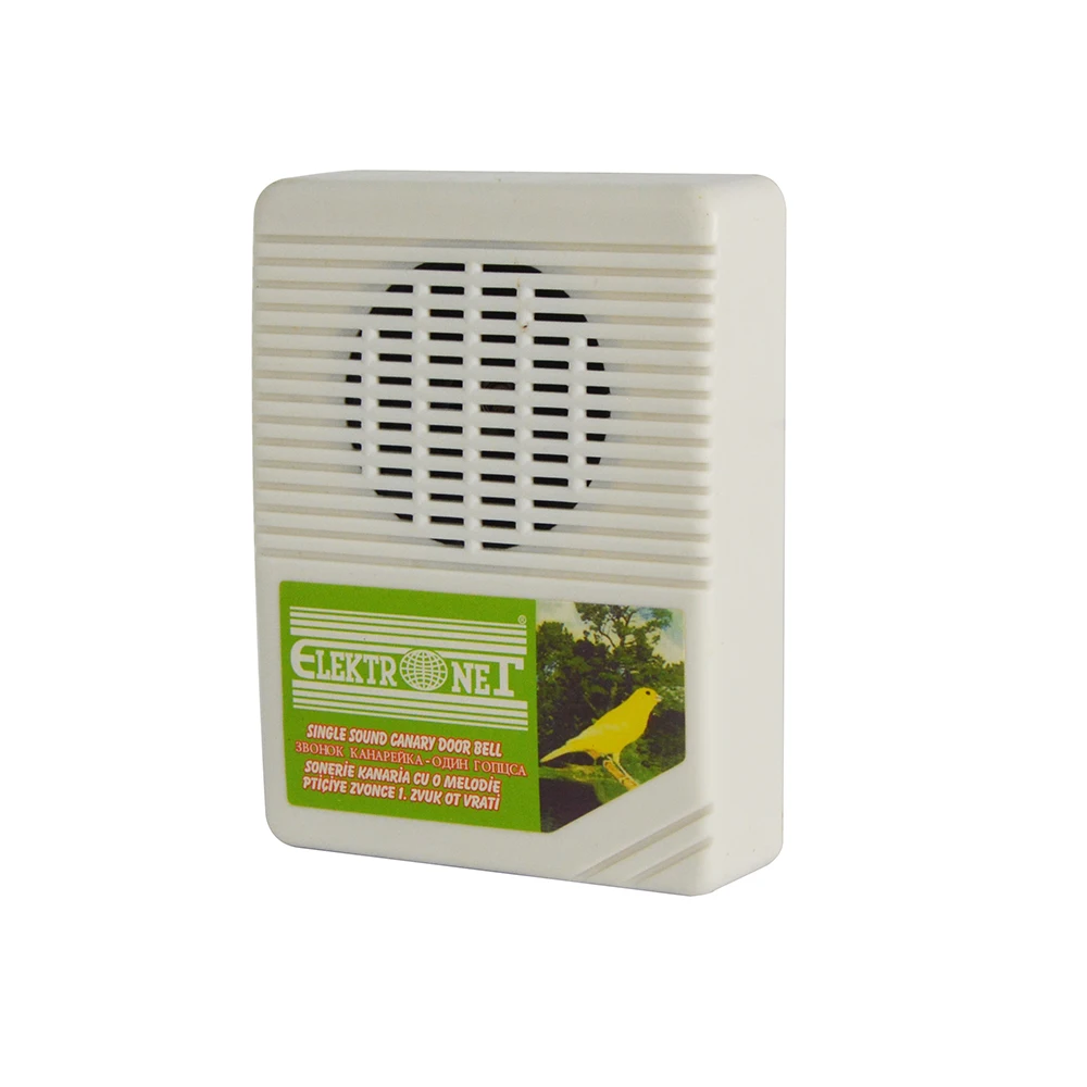 Direct manufacturer supply Classical shape AC Wired Canary door bell electronic Bird singing sound doorbell