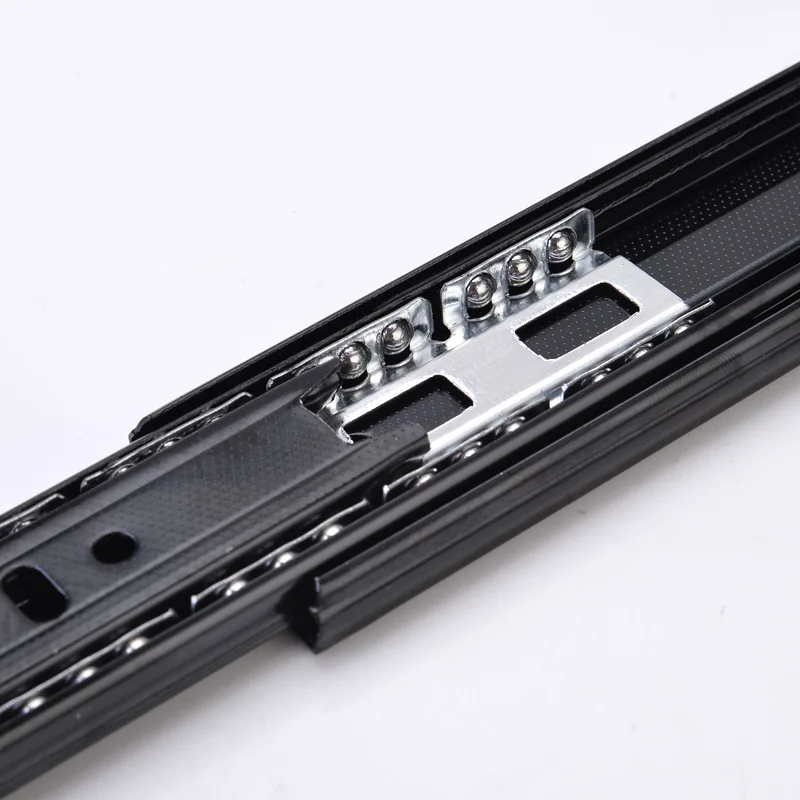 4510 drawer rail slide rail slide three track mute home wardrobe cabinet drawer rail manufacturers sell