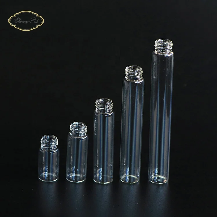 10ml 5ml Custom Refillable Sample Spray Clear Mini Glass Perfume Bottles