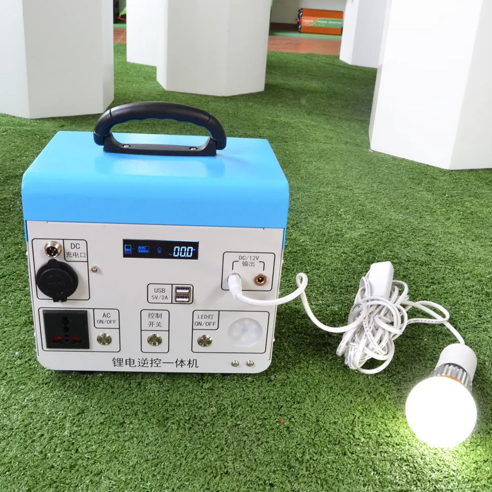 Outdoor Portable 1000W 500W 300W Rechargeable Energy Generator Power Station For Camping Emergency Power Supply