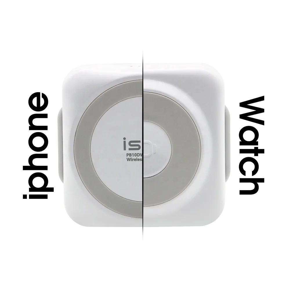 ISDT PB10DW Power Bank Беспроводная двухсторонняя Быстрая зарядка 2100 мАч магнитное мини портативное зарядное устройство большой емкости