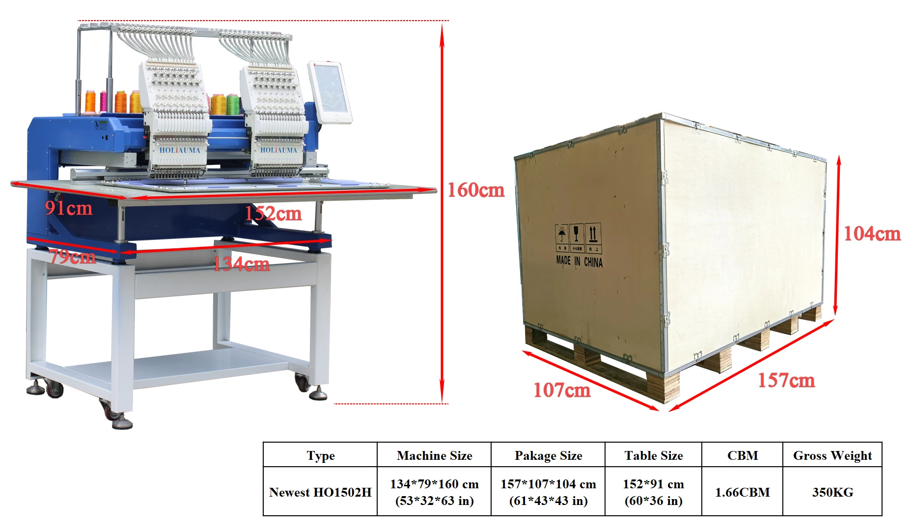  HO1502H 1200spm 400*500 мм шляпа футболка плоская 3d логотип 15 видов цветов 2 компьютеризированная вышивальная машина для