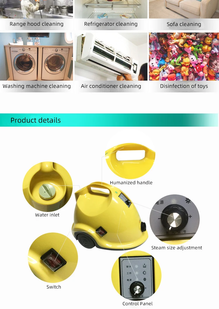 220V Steam Cleaner Portable Handheld Steamer Household carpet cleaner car steam cleaner machine