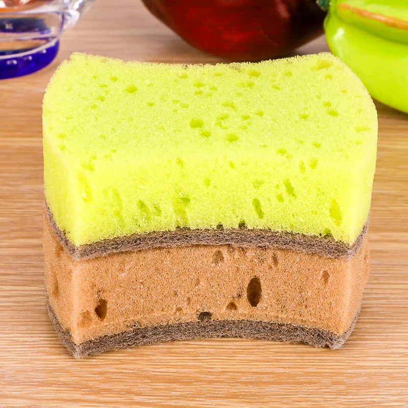 Thickened scouring pad explosion hole cleaning sponge wipe oil absorption easy to clean