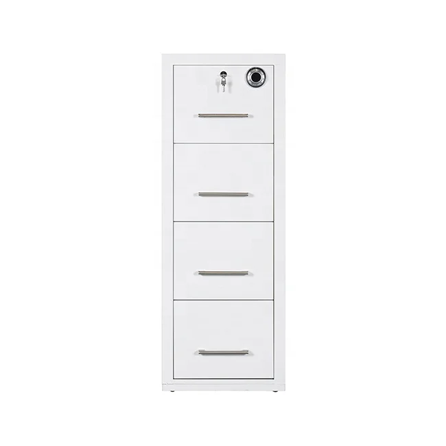 Drawer cabinet wholesale fireproof 4 drawer storage file cabinets 1 hour lockable office filing cabinet with safe box