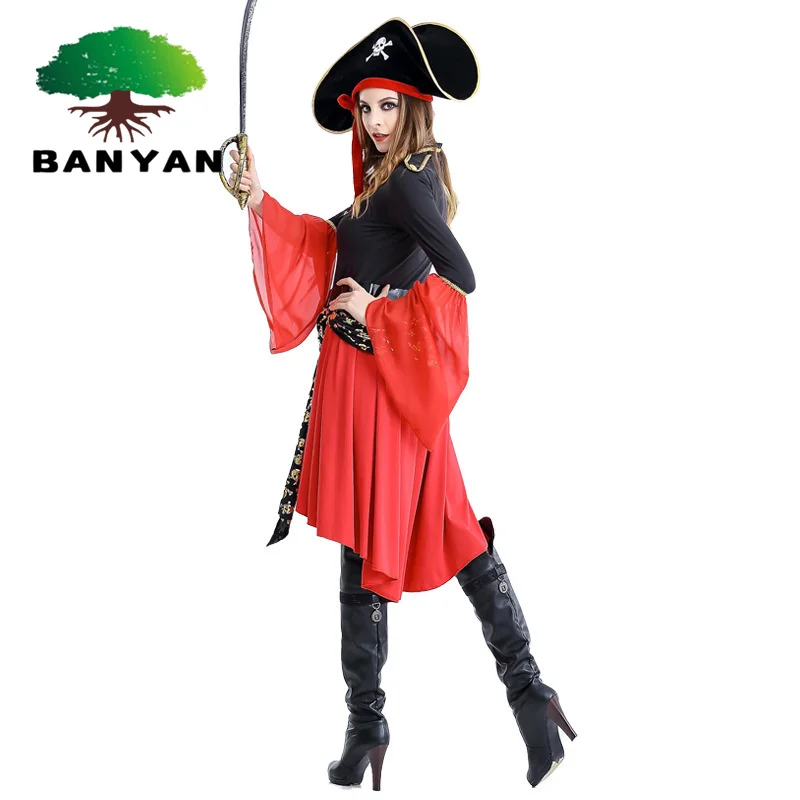 Halloween Dress Hot Sell Female Pirate Performance Clothing Export Game Uniform Temptation Cosplay Sailor Dance Costume