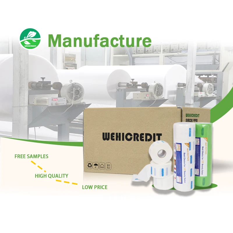 Wholesale cheap black white disposable neck paper roll soft pack for barbers manufacturer price