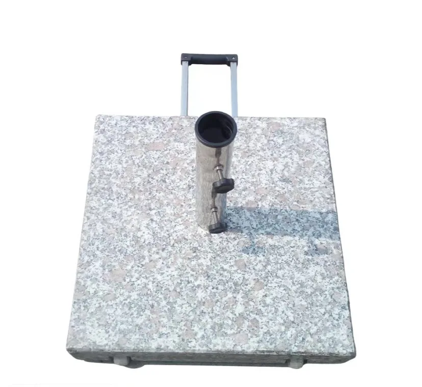 Luxury Cantilever Umbrella with Manual Control Fiberglass Frame Garden Sun Umbrellas Bases UV Printed Plastic Base for Adults